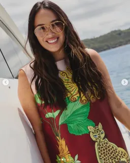 ALEMAIS Tiger Mini Dress Pink Size 10 AU for rent on The Volte - image 6