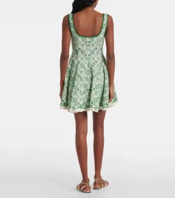 ALEMAIS Airlie Mini Dress Exclusive Olive Size 8 AU for rent on The Volte - image 2