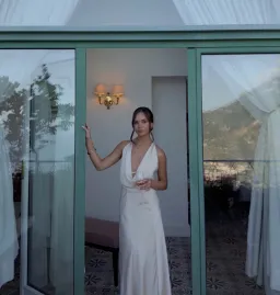 Manning Cartell Charmed Cowl Slip Dress Champagne Size AU 6 for rent on The Volte - image 3