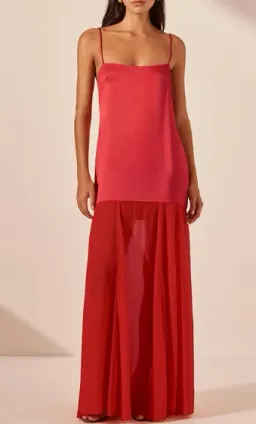 Shona Joy Moraya Dropped Waist Maxi Dress - Size 10 for rent on The Volte - image 1