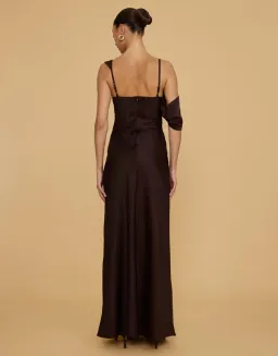 Chancery Summer Dress - chocolate- size 6/8 for rent on The Volte - image 2