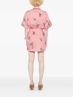 ALEMAIS Timmy Embroidered Shirt & Sarong Skirt Pink Size 10 AU for rent on The Volte - image 12