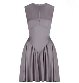 She Societe Paris Grey Ballerina Dress Size 6 for rent on The Volte - image 4