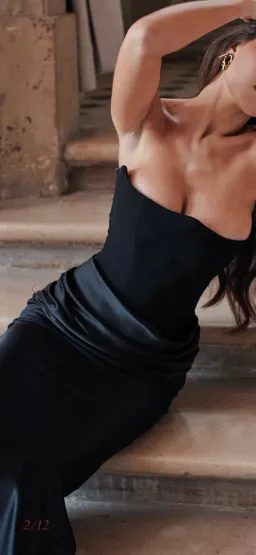 House of CB Persephone Black Strapless Corset Dress Size Medium (Fits Small, Aus size 8) for rent on The Volte - image 3