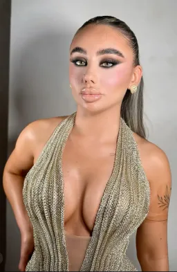 Valaqorri custom gold dress size 8 for rent on The Volte - image 2