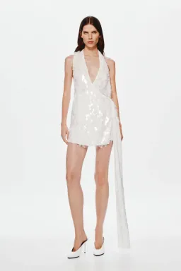 Misha Collection The Sapphire Sequin Mini Dress for rent on The Volte - image 1