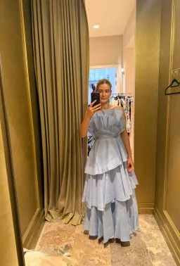 AJE | Selestia Gown | Pale Blue | Size 8 for rent on The Volte - image 4