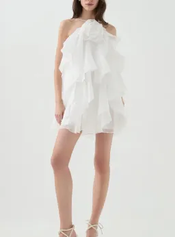 Aje Pandorea Layered Mini Dress Size 10 for rent on The Volte - image 3