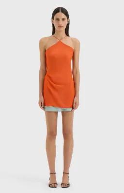 Sir Danica Tie Mini in Tangerine Size 0/6 for rent on The Volte - image 1