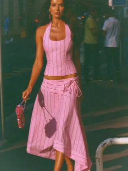 I am delilah, Sabrina Corset & skirt, Pink, Size 8 for rent on The Volte - image 2