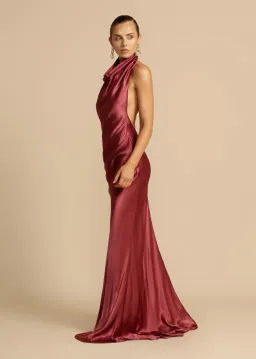 ARCINA ORI GAIA DRESS PLUM SIZE 8 (S) for rent on The Volte - image 1