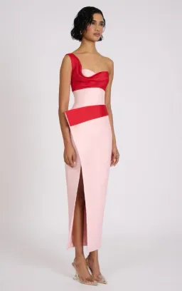 Eliya The Label Pink & Red Cartia Dress - 12 for rent on The Volte - image 6