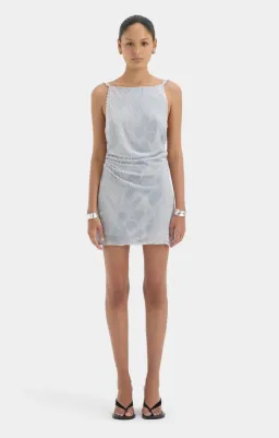 Sir the Label Ventura Mini Dress Silver Size 0 for rent on The Volte - image 1