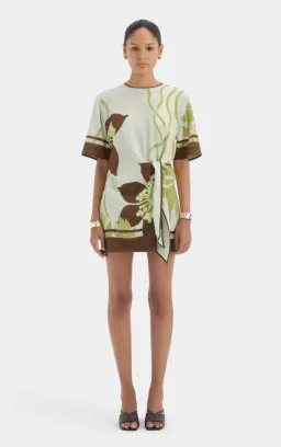 Sir the Label Amaia Mini Dress Floral Vine Size OP for rent on The Volte - image 1