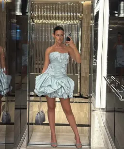 Splendour Mini Dress Size 8  for rent on The Volte - image 4