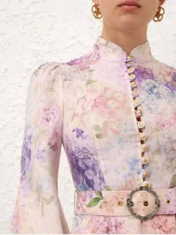 Zimmermann Dawning buttoned midi dress size 2 for rent on The Volte - image 2