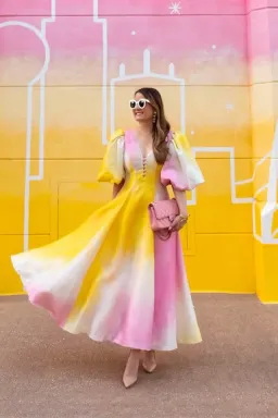 Aje Cloud Burst Midi Dress Multi Size 14 for rent on The Volte - image 2