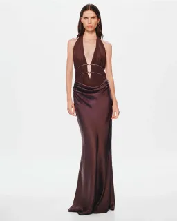 Misha THE 'CELINE' SATIN DRESS for rent on The Volte - image 5