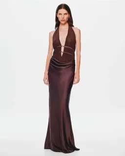 Misha THE 'CELINE' SATIN DRESS for rent on The Volte - image 6