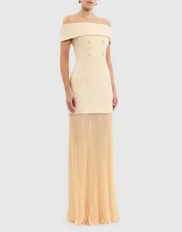 Rebecca Vallance ROWAN MAXI DRESS Yellow size 8 for rent on The Volte - image 3