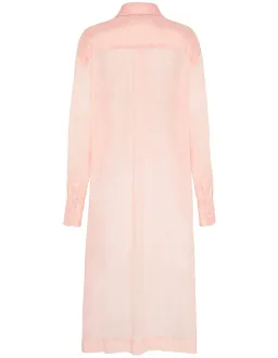 Semblance Apricot Long Sleeve Collared Shirt for rent on The Volte - image 6