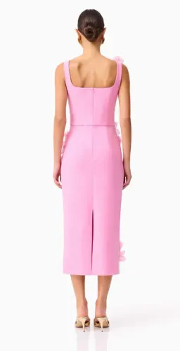 Elliatt Chantelle 3D Midi Dress in Pink size S (AU8) for rent on The Volte - image 5