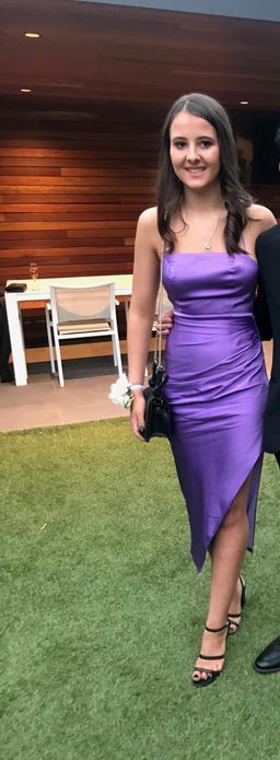 Manning Cartell Miami Heat Backless Dress Purple for rent on The Volte - image 2
