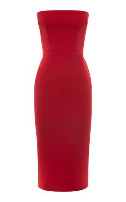 Alex Perry Myra Strapless Column Dress Red Size 8 for rent on The Volte - image 5