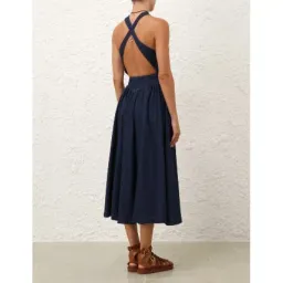 Zimmermann The Denim Racer Dress in Ink for rent on The Volte - image 4