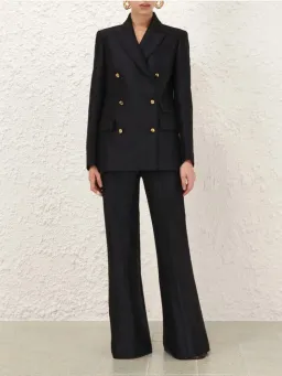 Zimmermann Illuminate Tailored Jacket and flare pants for rent on The Volte - image 1