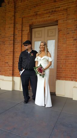 Sheike white maxi dress size 10 for rent on The Volte - image 2