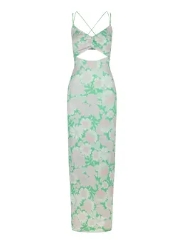 Hansen And Gretel Fantasy Maxi Dress In Flowerbomb Size Large for rent on The Volte - image 6