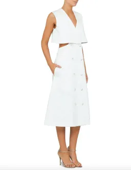 Alcott dress soft white for rent on The Volte - image 1