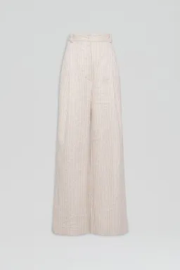 Striped Cotton Bustier Cream for rent on The Volte - image 2