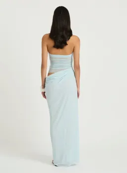 Benni Florence Maxi Dress in Fresh Mint Blue AU 6 for rent on The Volte - image 5