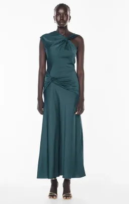 Manning Cartell Your Song Drape Dress Teal Size 8 for rent on The Volte - image 3