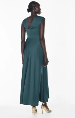 Manning Cartell Your Song Drape Dress Teal Size 8 for rent on The Volte - image 4