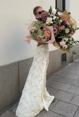 Arcina Ori Adriana Dress Ivory 8 for rent on The Volte - image 5