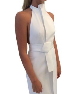 Acler Hardwood Dress Ivory White Size 10 for rent on The Volte - image 2