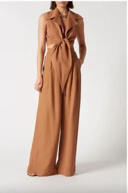 Italian Linen Viscose Cinnamon Set for rent on The Volte - image 1