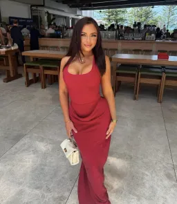 Benni Jade Maxi Dress in Scarlet Size 8 for rent on The Volte - image 1