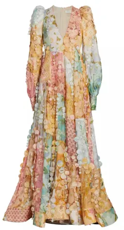 Zimmermann Tempo Patch Rainbow Gown size 6  for rent on The Volte - image 5