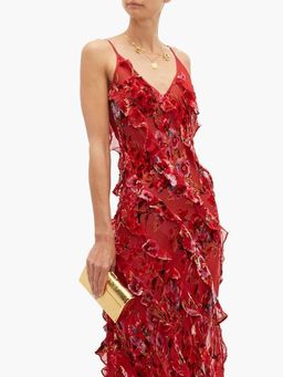 Rat & Boa Maribou Dress Red Size 12 for rent on The Volte - image 4