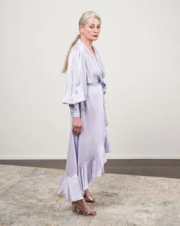 Zimmerman Silk Wrap Dress for rent on The Volte - image 4