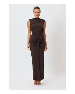 Bianca & Bridgett Amara Maxi Dress Brown size 14 for rent on The Volte - image 1