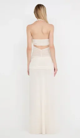 Bec & Bridge VIOLA SPIRAL MAXI DRESS BUTTERCREAM Size 8 for rent on The Volte - image 3