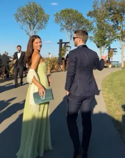 Alexis Sunniva Maxi Dress Gown in Sage Green XS Best fits AU6-8 for rent on The Volte - image 5