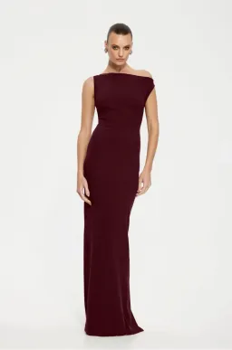 Effie Kats Inaya Gown Wine XL (14) for rent on The Volte - image 1
