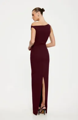 Effie Kats Inaya Gown Wine XL (14) for rent on The Volte - image 2