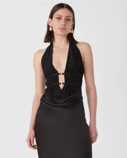 Misha THE 'CELINE' SATIN DRESS for rent on The Volte - image 5